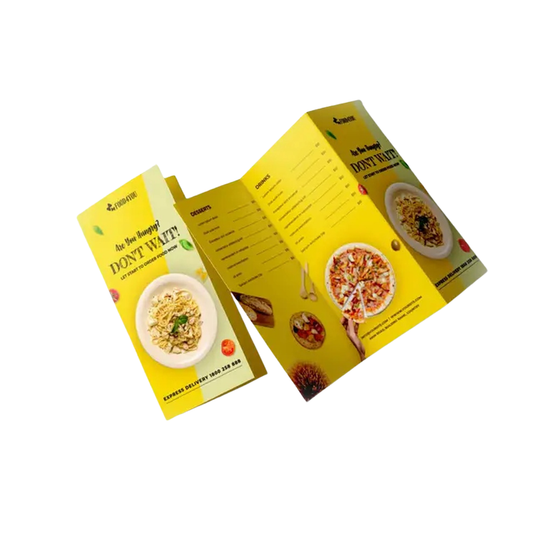 Folded Menu Cards