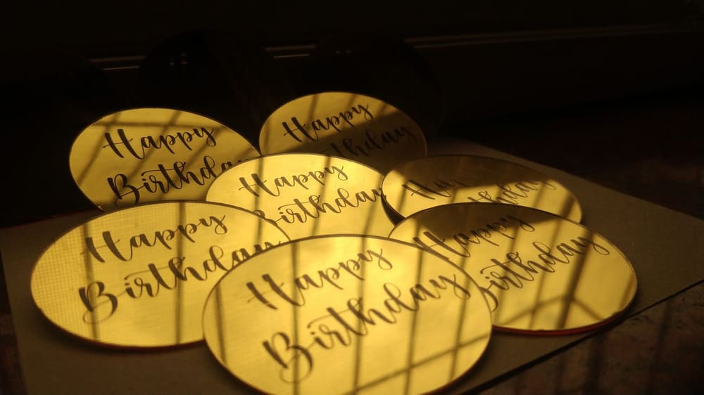 Happy Birthday Sticker Labels