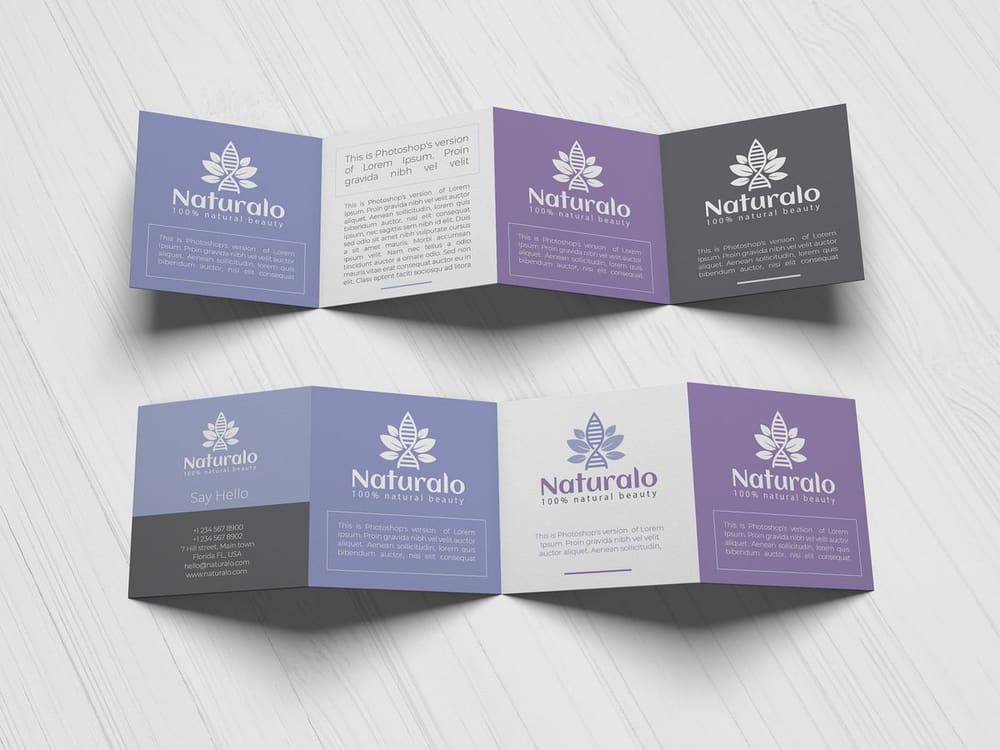 Zigzag Brochure – Beauty Brand