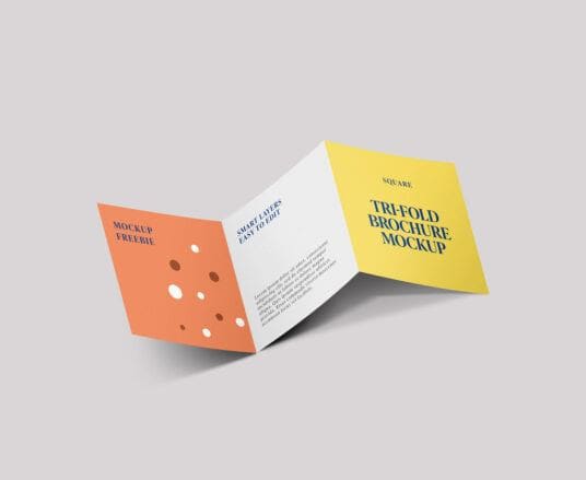 Zigzag Brochure – Orange