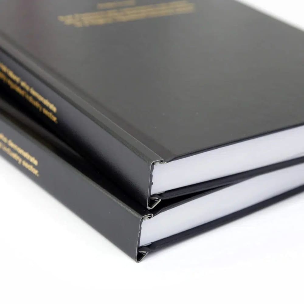 Case-Bound Books with Gold Foil