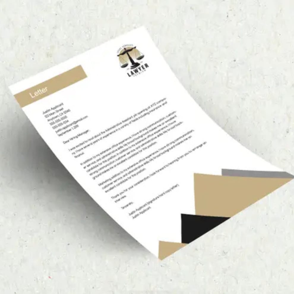 Eco-Friendly Letterheads