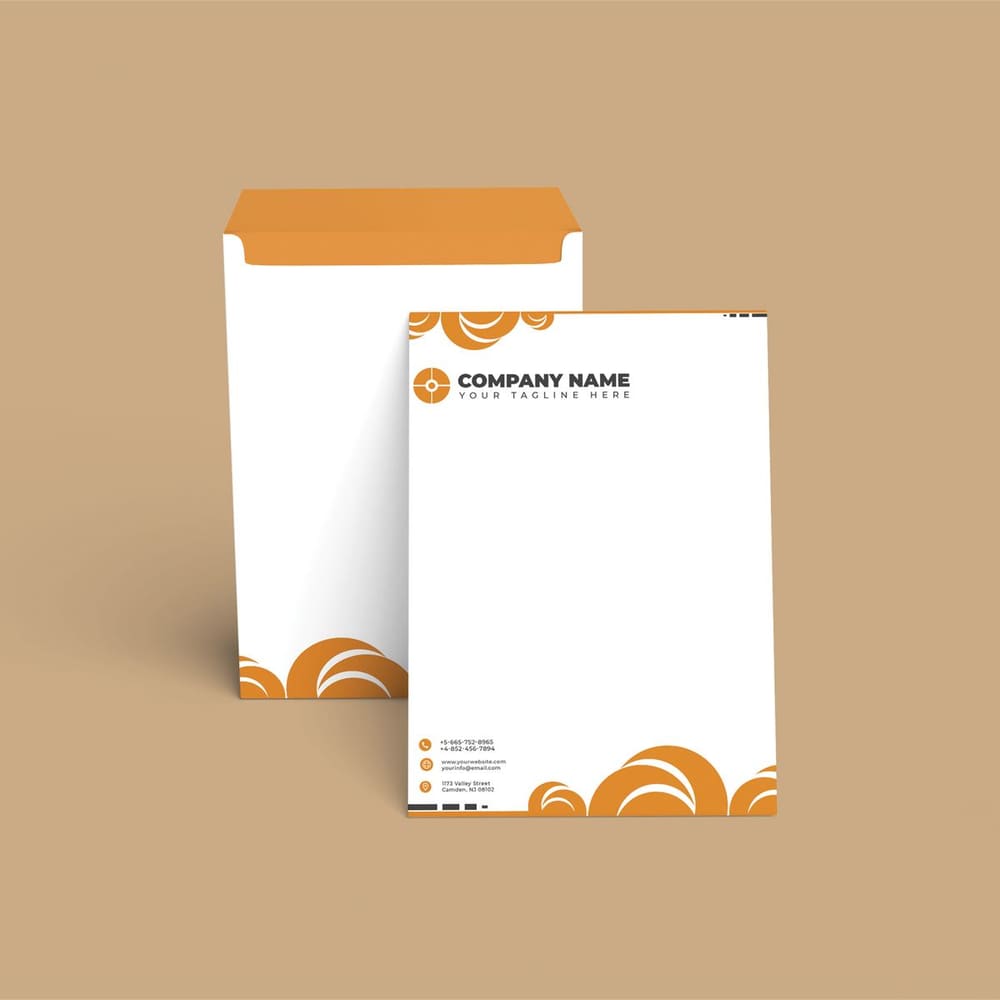 Company Envelope – Orange