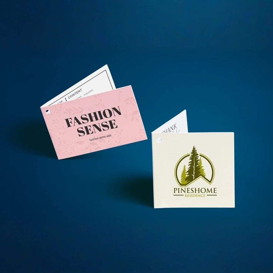Fashion Label Folded Tag
