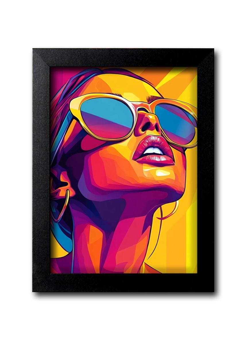 Pop Art Style Frame
