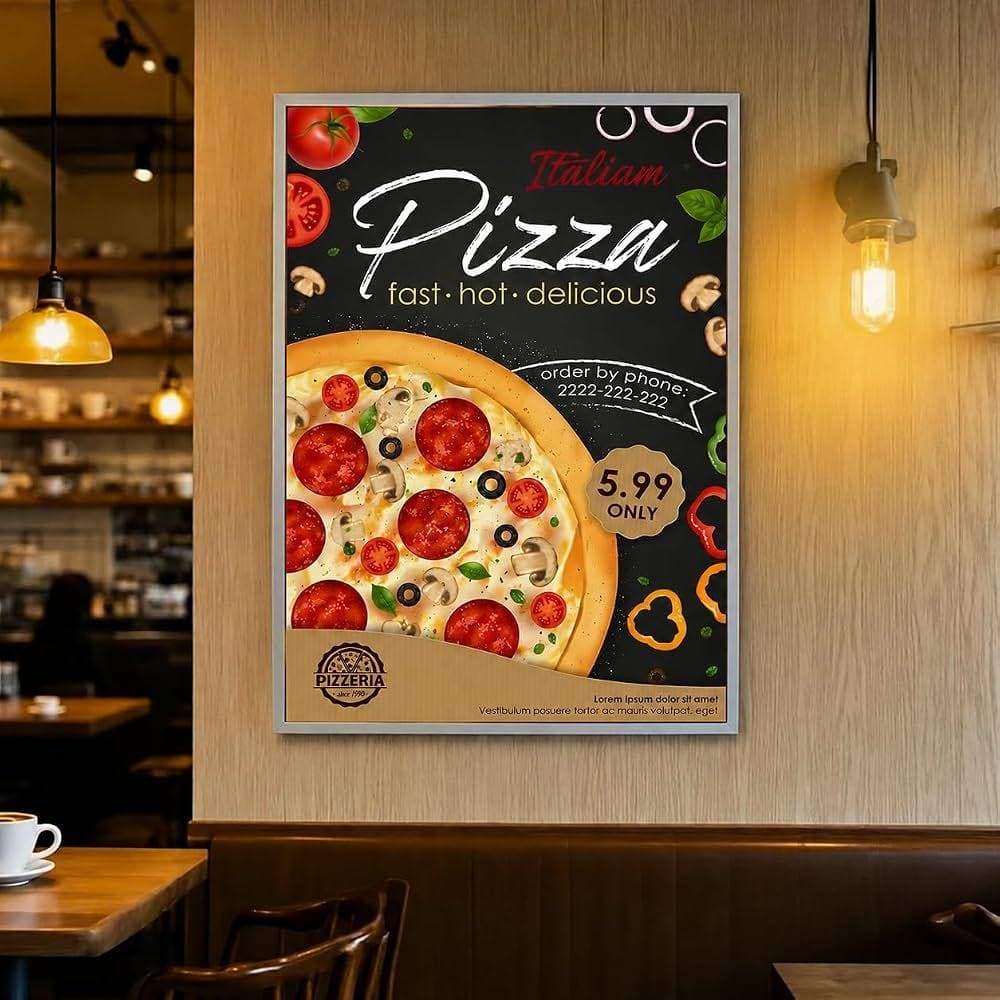 LED Poster – Pizza Ad