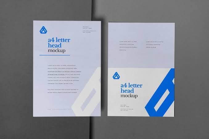 Letterhead – A4 Mockup
