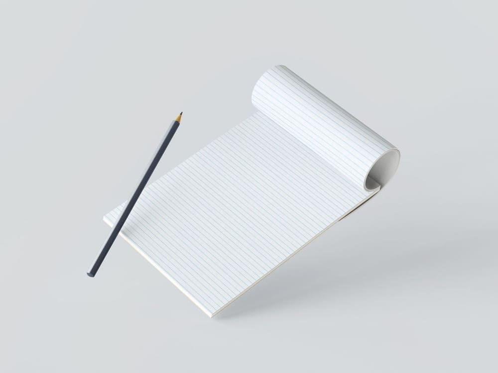 Glued Notepad – Lined