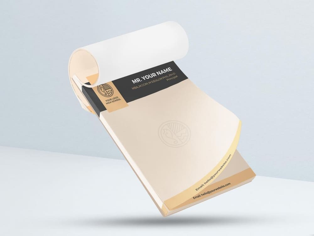Glued Notepad – School Branding