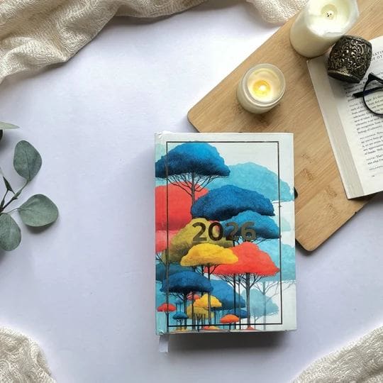 Planner 2026 – Colorful Trees