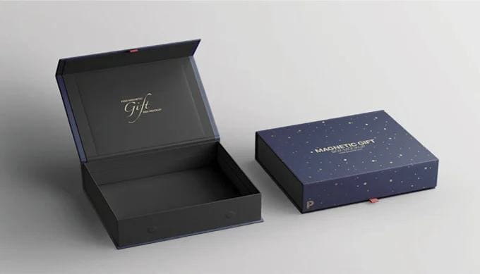 Rigid Gift Box Mockup
