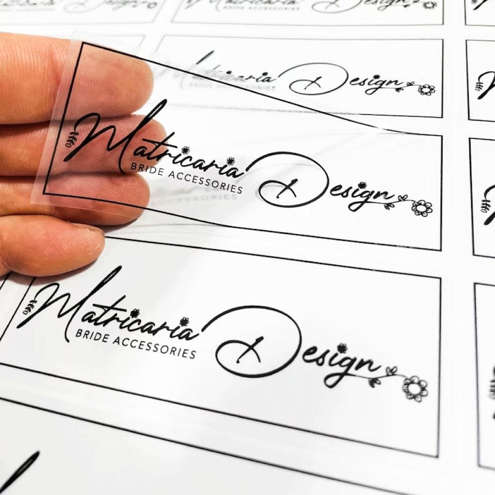 Matricaria Transparent Label